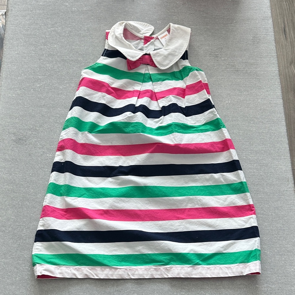 Gymboree Striped Dress with White Collar